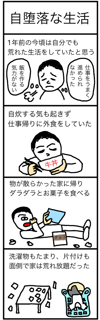 自堕落な生活